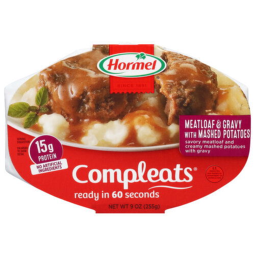 Hormel Meatloaf & Gravy with Mashed Potatoes