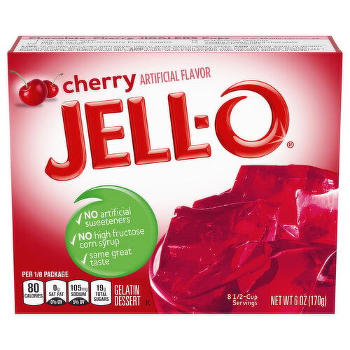 Jell-O Cherry Gelatin Dessert