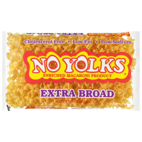 No Yolks Extra Broad Enriched Macaroni Product Image 1 of 6