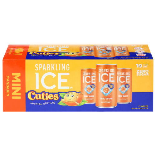 Sparkling Ice Zero Sugar Mandarin Mini Sparkling Water