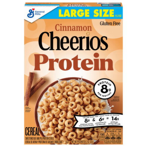Cheerios Protein Cinnamon Large Size Cereal