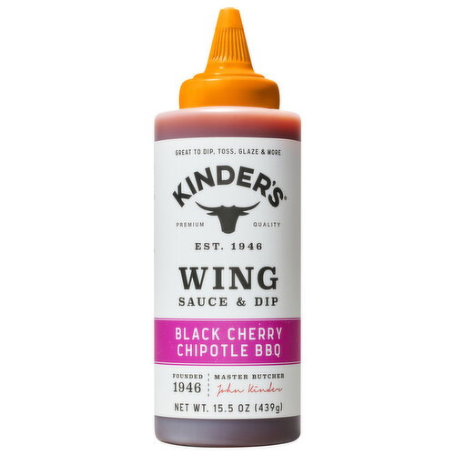 Kinder's Black Cherry Chipotle BBQ Wing Sauce & Dip Image 1 of 6