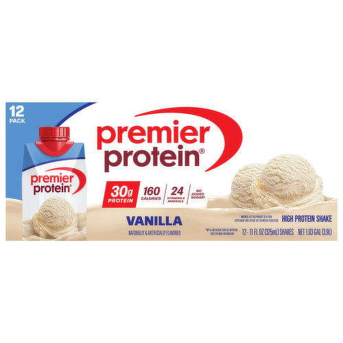 Premier Protein Vanilla High Protein Shake