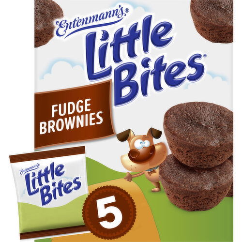 Entenmann's Chocolate Fudge Mini Brownies, 5 packs, (4 ct each), 9.75 lbs Case