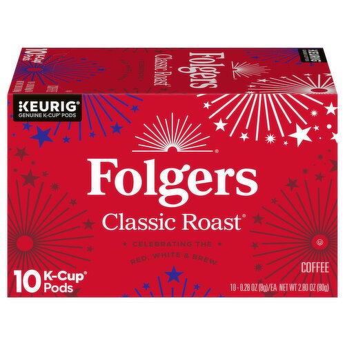 Folgers K-Cup Pods Classic Roast Coffee