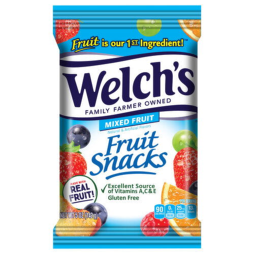 Welch's Fruit Snack, Mixed Fruit