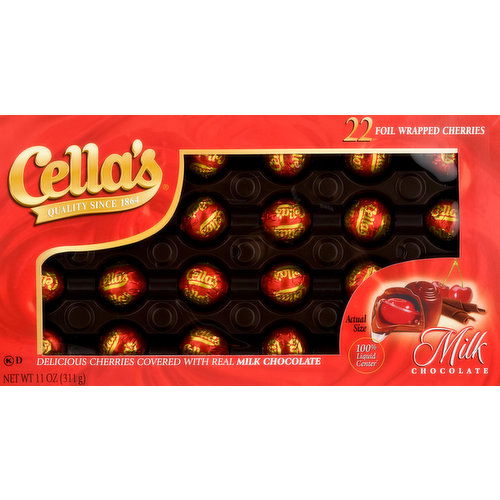 Cella's Milk Chocolate, Cherries