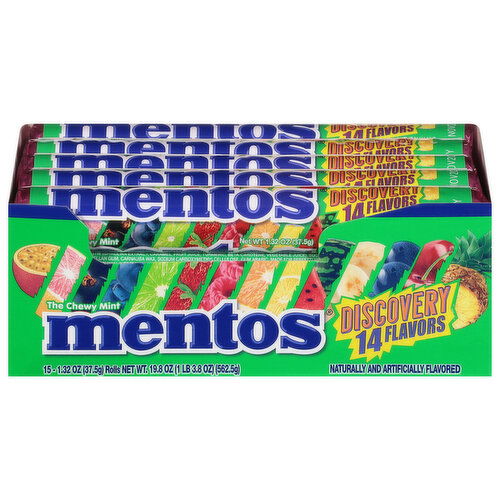 Mentos Chewy Discovery 14 Flavors Mint