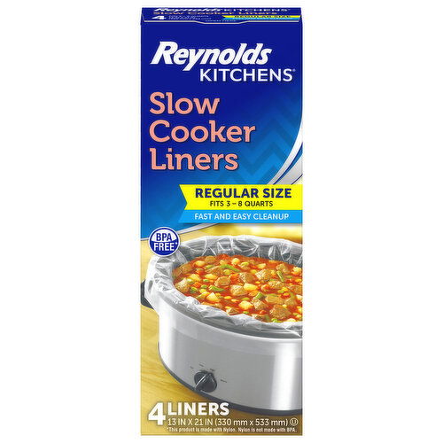 Reynolds Kitchens Regular Size Slow Cooker Liners