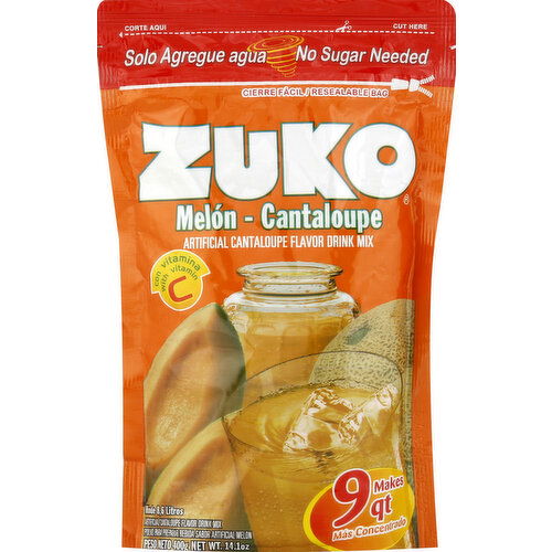 Zuko Drink Mix, Cantaloupe