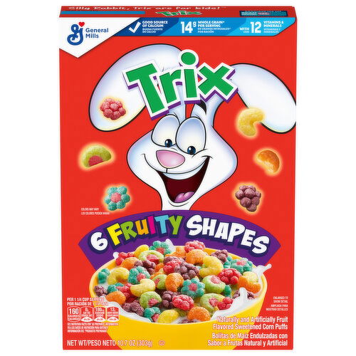 Trix 6 Fruity Shapes Corn Puffs