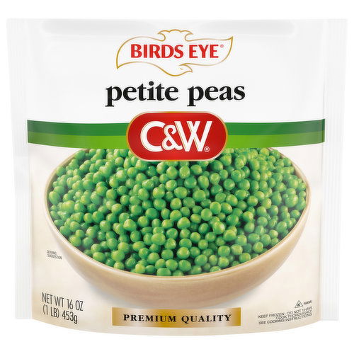 Birds Eye Petite Peas, Premium Quality