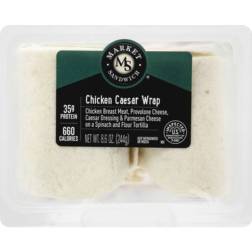 Market Sandwich Wrap, Chicken Caesar