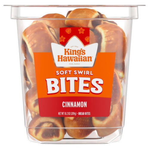 King's Hawaiian Soft Swirl Bites Cinnamon Bread Bites Image 1 of 6