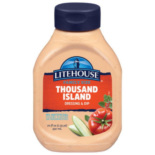 Litehouse Dressing & Dip, Thousand Island, Family Size