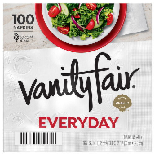 Vanity Fair 2-Ply Everyday Napkins Image 1 of 4