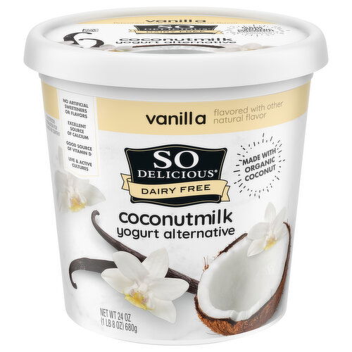 So Delicious Dairy Free Yogurt Alternative, Coconutmilk, Vanilla