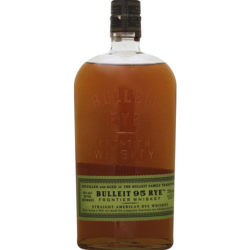 Bulleit Whiskey, Straight 95% Rye Mash