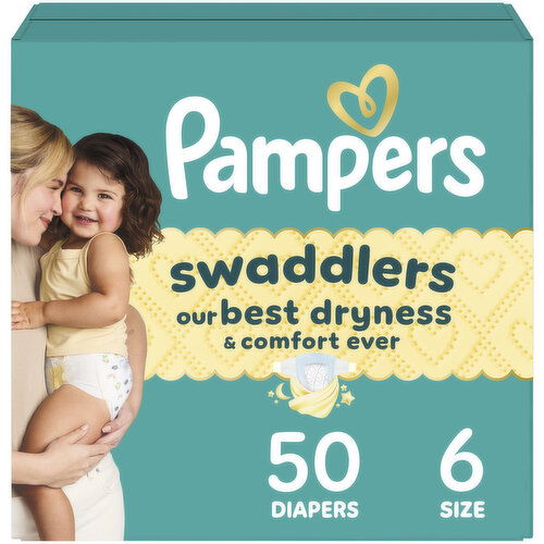 Pampers Diapers, Size S6