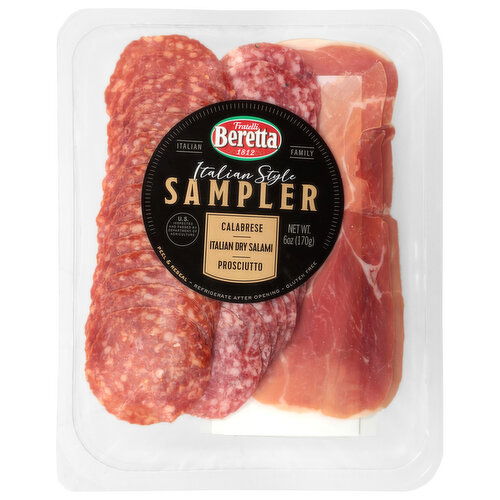 Fratelli Beretta Calabrese/Italian Dry Salami/Prosciutto Italian Style Sampler