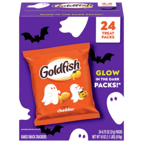 Goldfish Cheddar Baked Snack Crackers Treat Packs