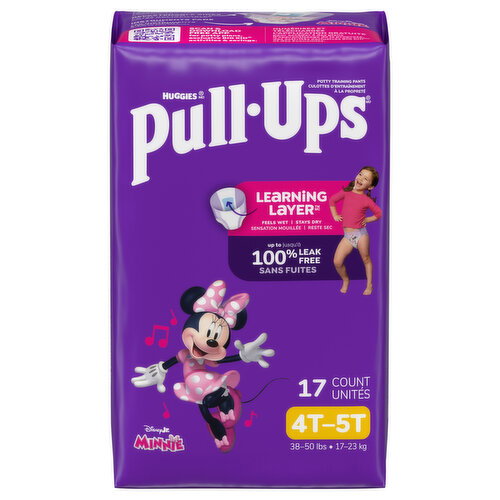 Pull-Ups Disney Junior Minnie 4T-5T Potty Training Pants 38-50 lbs (17-23 kg) Image 1 of 5