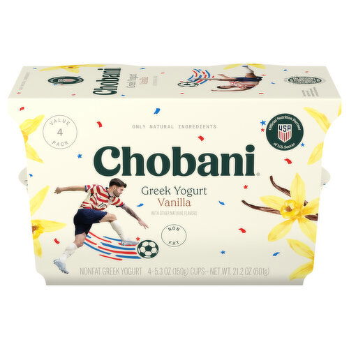 Chobani Nonfat Greek Vanilla Yogurt Value Pack