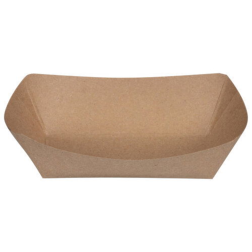 Sun Harvest Paper Food Trays, Uncoated, 1 Pound