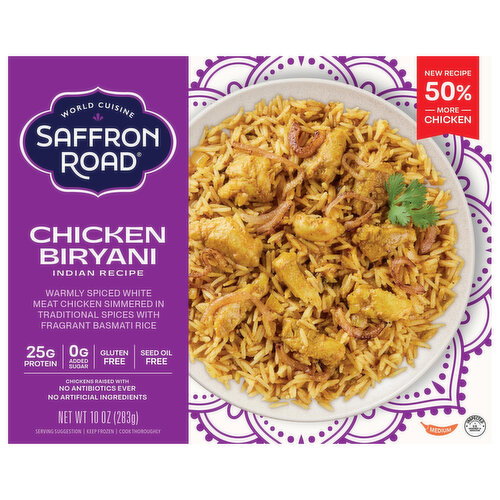 Saffron Road Indian Recipe Chicken Biryani Image 1 of 5