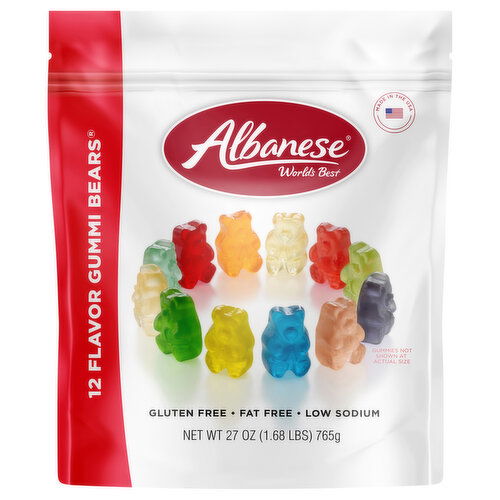 Albanese World's Best 12 Flavor Gummi Bears