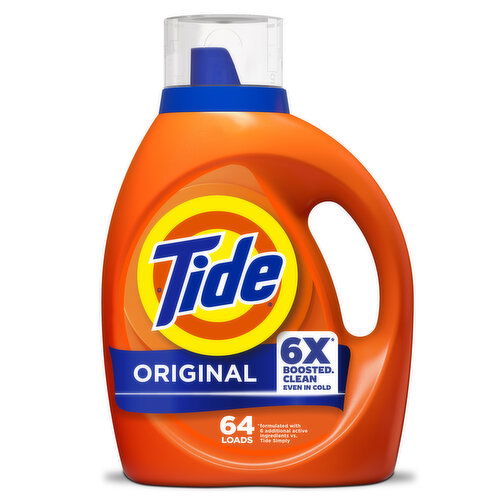 Tide Liquid Detergent, Original 64 lds