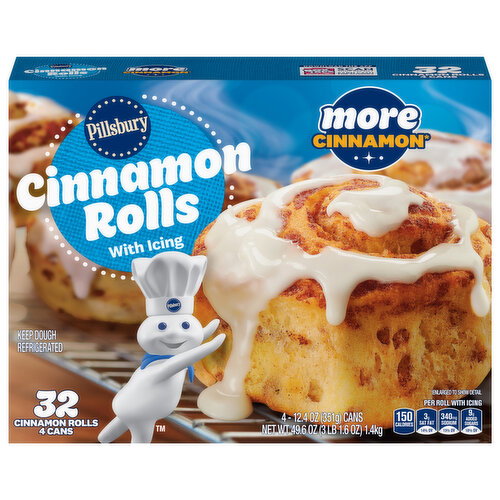 Pillsbury Cinnamon Rolls with Icing Image 1 of 6