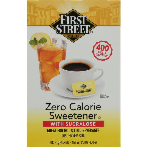 First Street Sweetener, Zero Calorie, with Sucralose