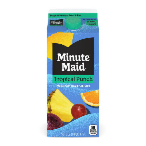 Minute Maid Tropical Punch Carton