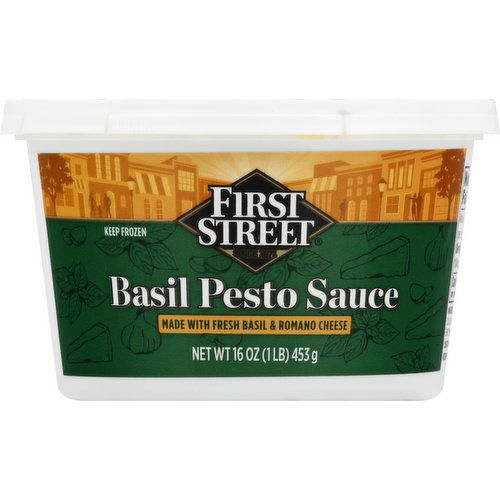 First Street Pesto Sauce, Basil