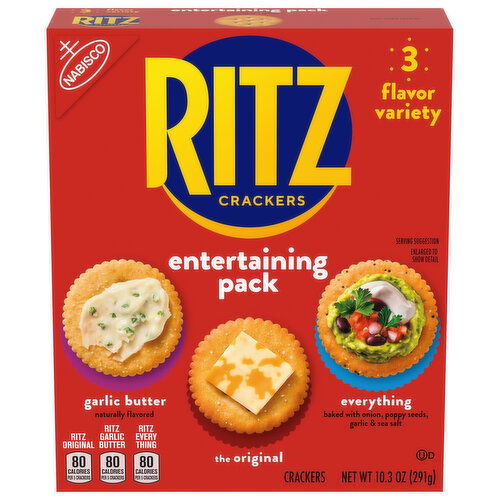 Ritz Crackers, Garlic Butter/The Original/Everything