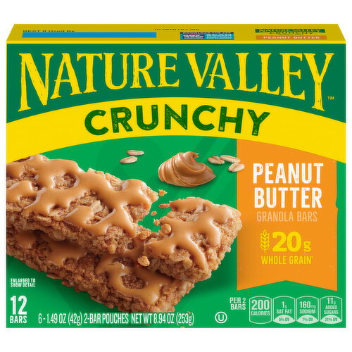 Nature Valley Crunchy Peanut Butter Granola Bars Image 1 of 6