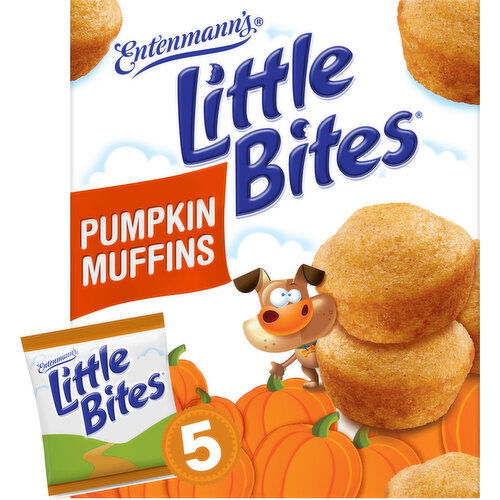 Entenmann's Pumpkin Mini Muffins, 5 packs, 8.25 oz