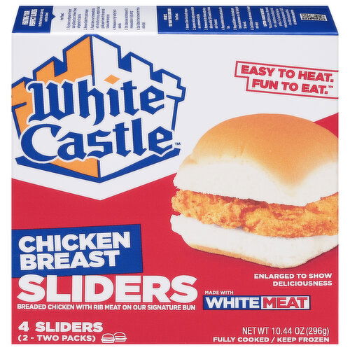 White Castle Sliders, Chicken Breast