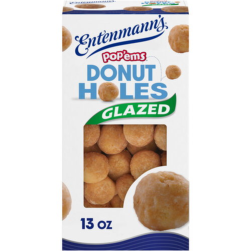 Entenmann's Glazed Sugar Donut Holes, 13 oz