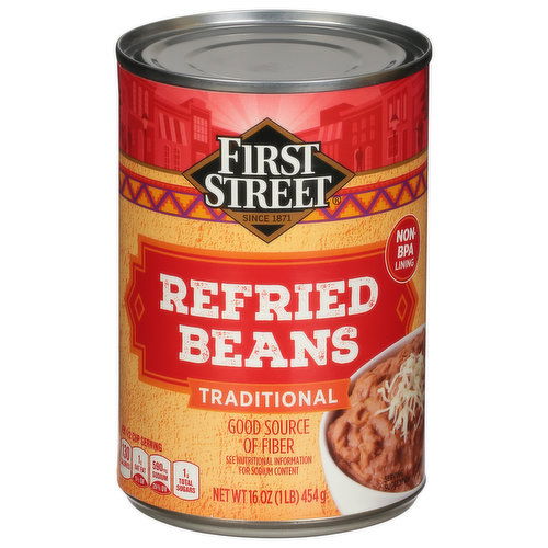 First Street Refried Beans, Traditional