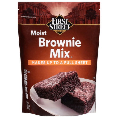 First Street Moist Brownie Mix