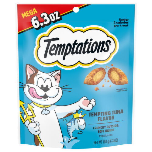Temptations Tempting Tuna Flavor Mega Treats for Cats Image 1 of 5