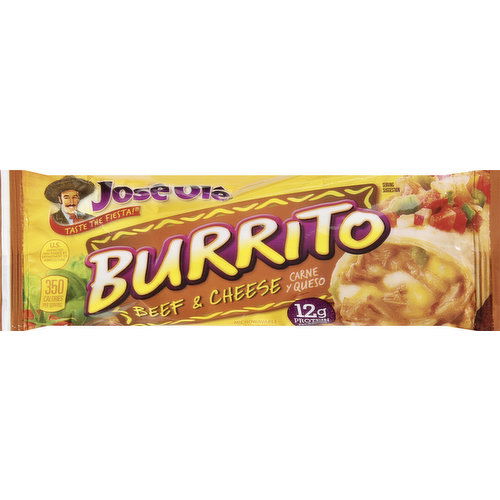 Jose Ole Burrito, Beef & Cheese