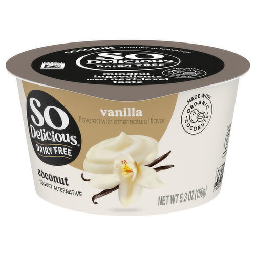 So Delicious Vanilla Dairy Free Vegan Coconut Milk Yogurt
