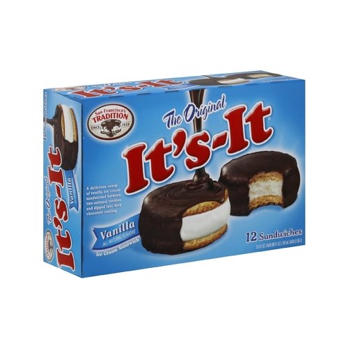 Its It Original Vanilla Ice Cream Sandwiches 12 ct