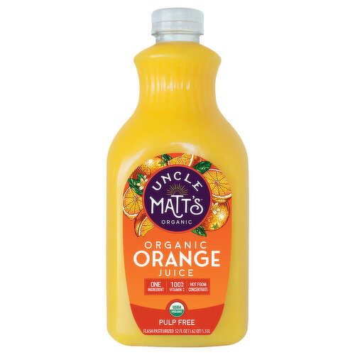Uncle Matt's Organic Organic Pulp Free Orange Juice Image 1 of 6