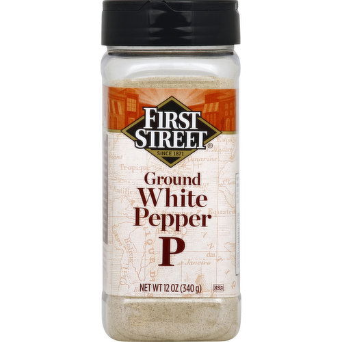 First Street White Pepper, Ground