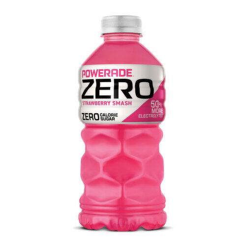 Powerade Zero Powerade Sports Drink, Strawberry Smash, 28 fl oz