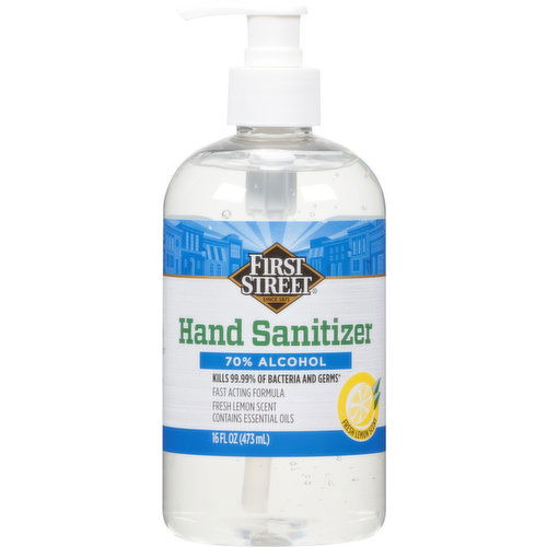 First Street Hand Sanitizer, Fresh Lemon Scent